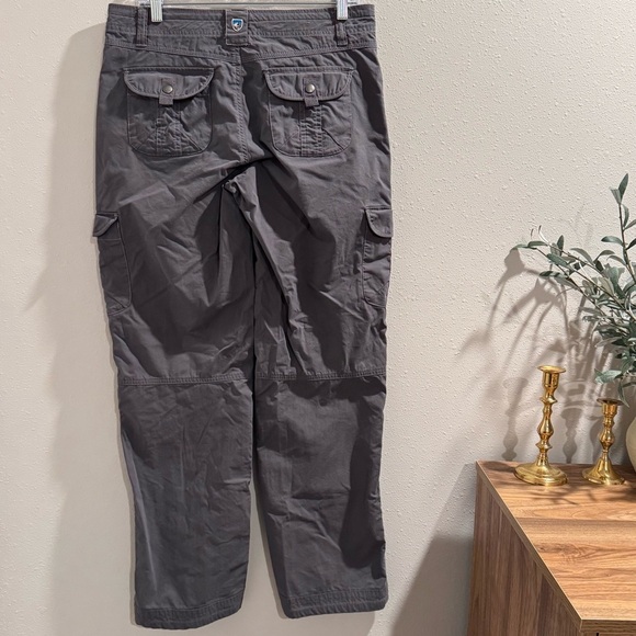 Kuhl Women’s Size 10 Gray Legendary Roll Up Pants Outdoor Pockets Performance - Picture 2 of 7